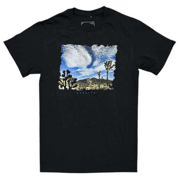 Ezekiel Clothing Men's T-Shirt Desert Cloud Short Sleeve Crewneck Tee in Black - Picture 1 of 1